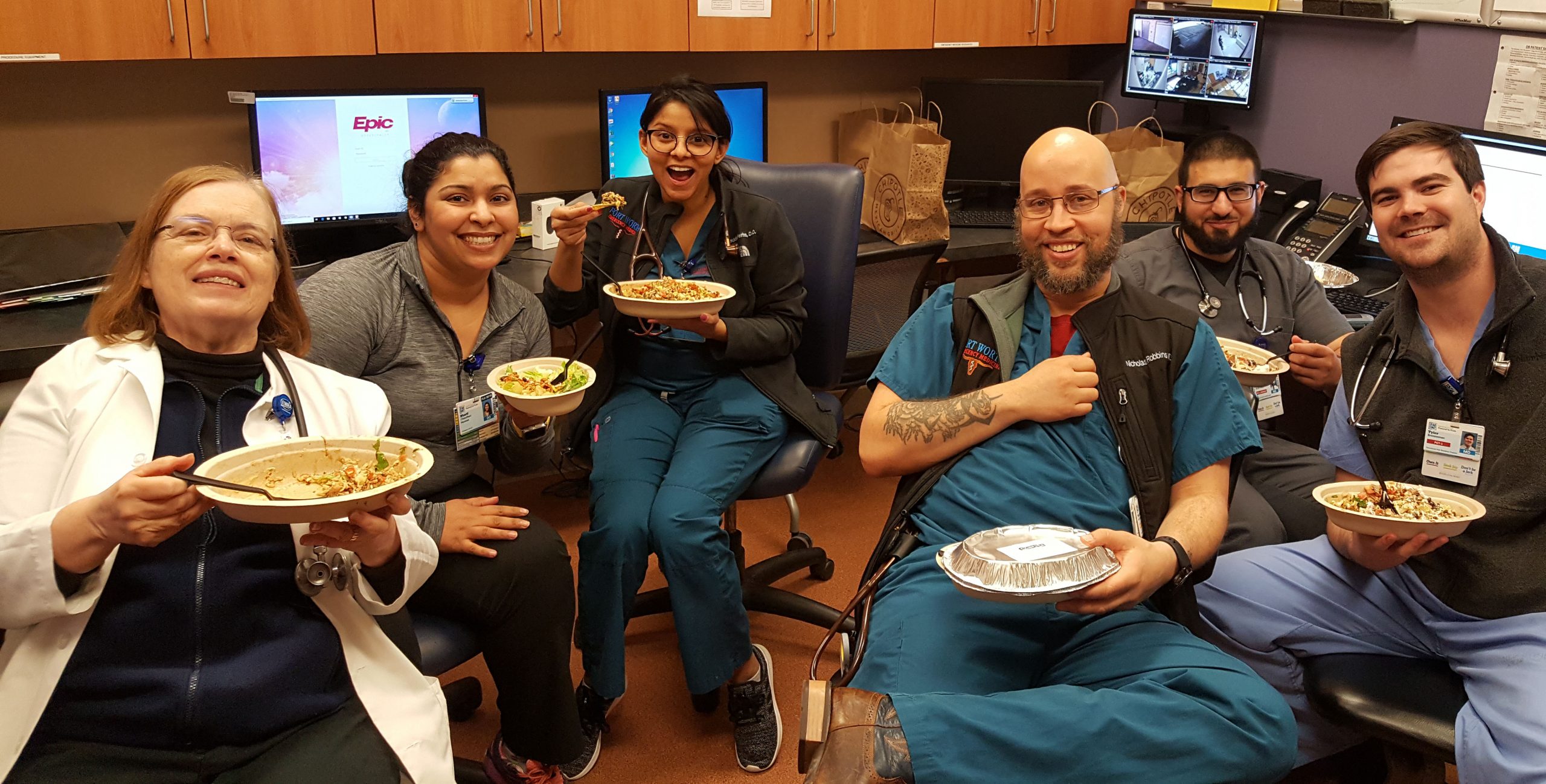 Food And Drink In The ER; Fuel For A Hard Job