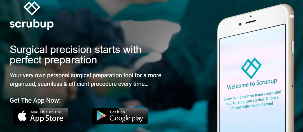 Scrubup, Your very own personal surgical preparation tool for a more organized, seamless & efficient procedure every time…