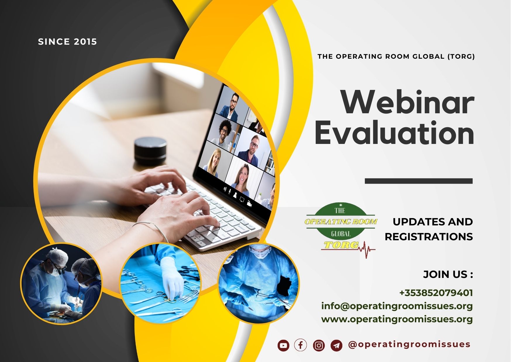 Webinar Evaluation and Certification – Thank you for attending our recent webinar.