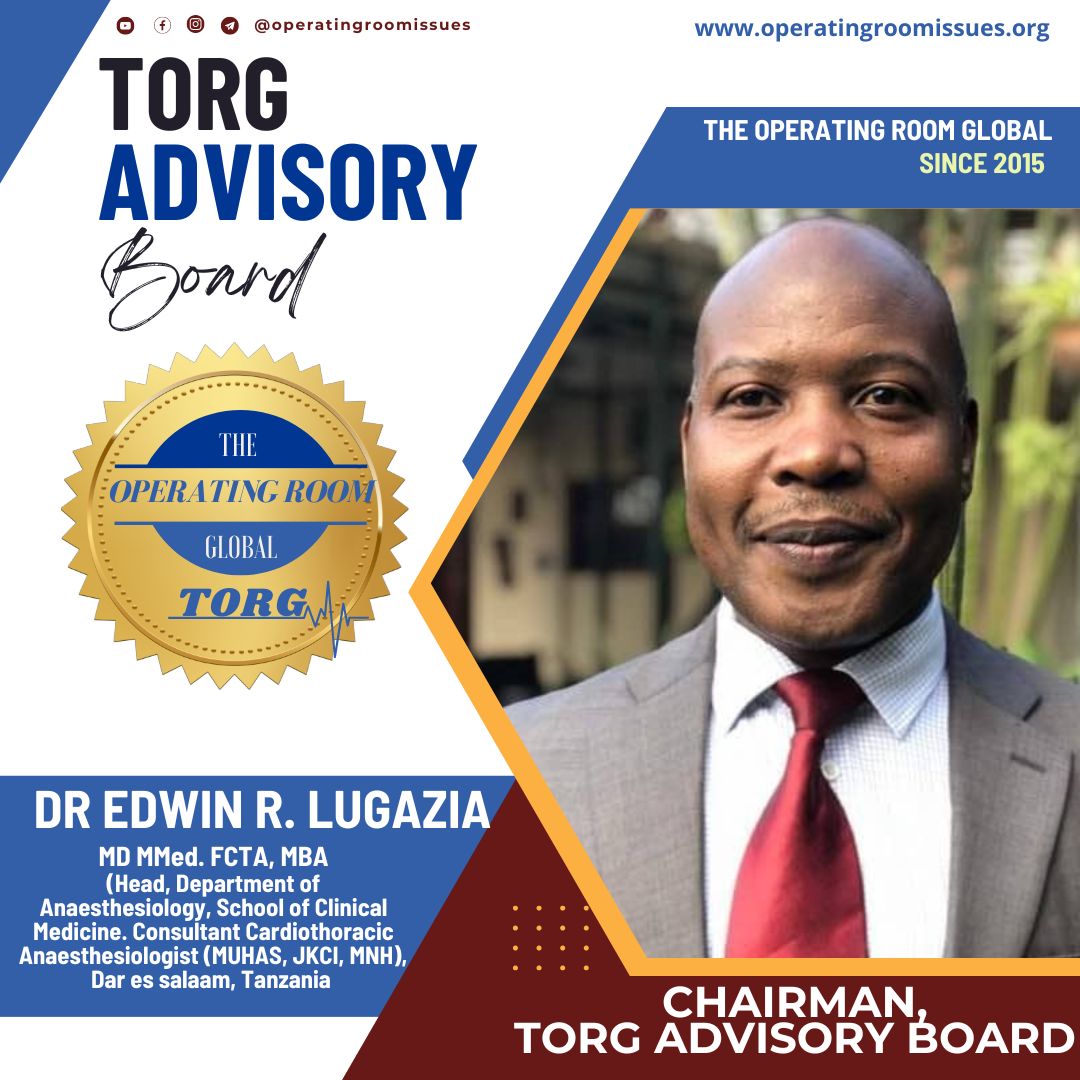 TORG Appoints Dr. Edwin R. Lugazia, MD MMed. FCTA, MBA as Chairperson, TORG Advisory Board